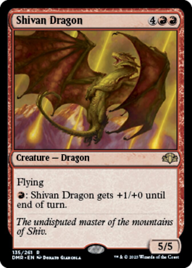 Shivan Dragon [Dominaria Remastered] | Gam3 Escape