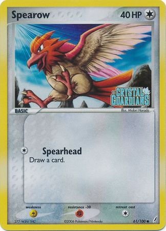 Spearow (61/100) (Stamped) [EX: Crystal Guardians] | Gam3 Escape