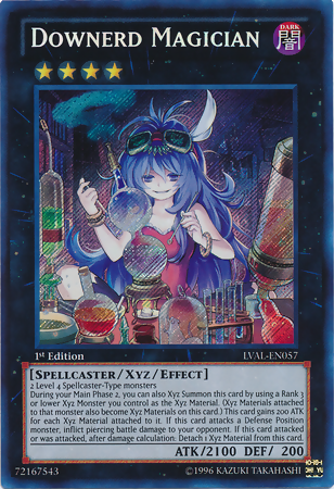 Downerd Magician [LVAL-EN057] Secret Rare | Gam3 Escape