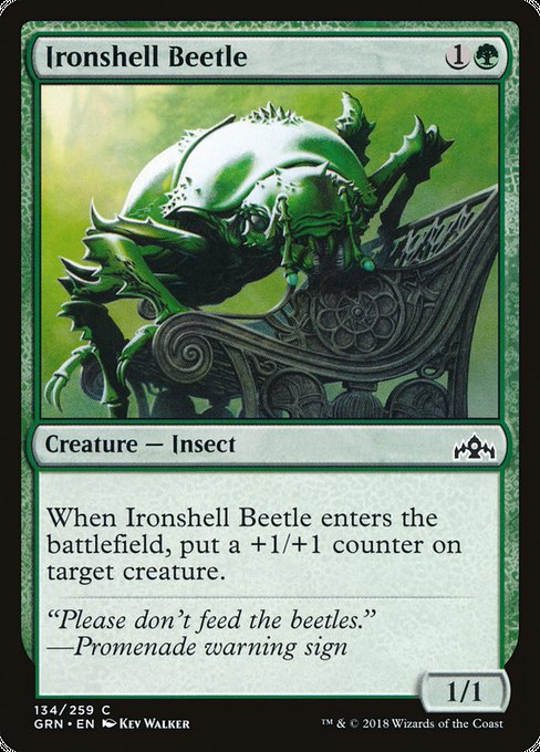 Ironshell Beetle [Guilds of Ravnica] | Gam3 Escape