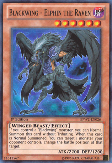 Blackwing - Elphin the Raven [BPW2-EN026] Super Rare | Gam3 Escape