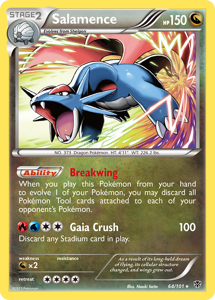 Salamence (64/101) [Black & White: Plasma Blast] | Gam3 Escape