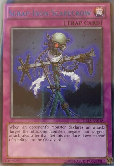 Scrap-Iron Scarecrow (Blue) [DL18-EN018] Rare | Gam3 Escape