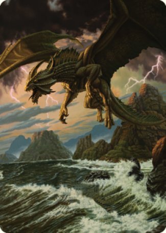 Ancient Bronze Dragon Art Card (03) [Commander Legends: Battle for Baldur's Gate Art Series] | Gam3 Escape