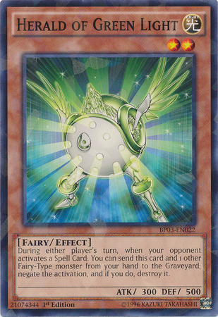 Herald of Green Light (Shatterfoil) [BP03-EN022] Common | Gam3 Escape