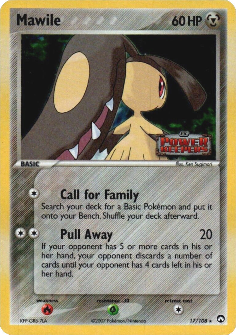 Mawile (17/108) (Stamped) [EX: Power Keepers] | Gam3 Escape