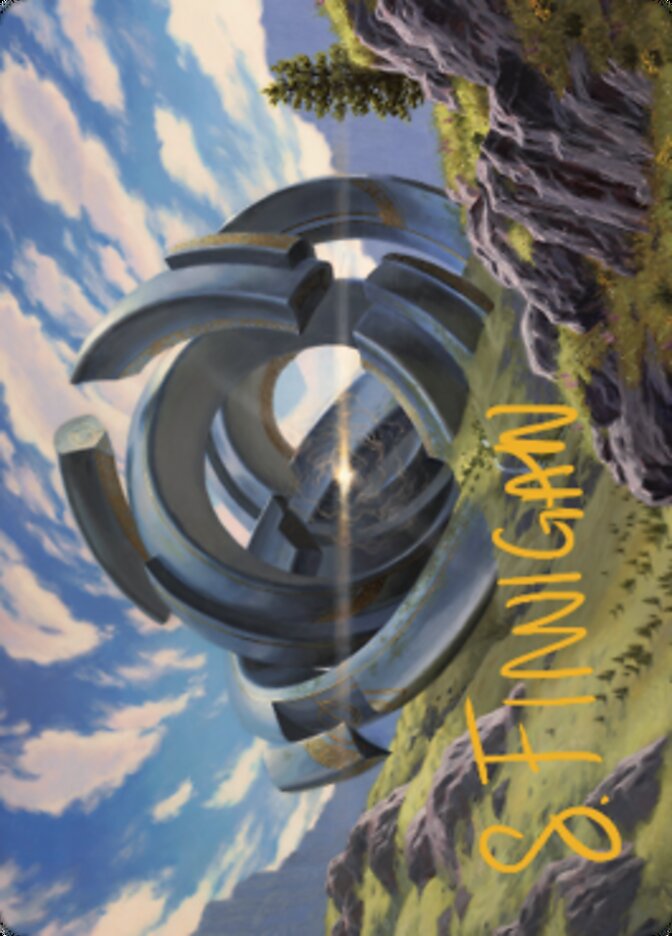 Thran Portal Art Card (Gold-Stamped Signature) [Dominaria United Art Series] | Gam3 Escape