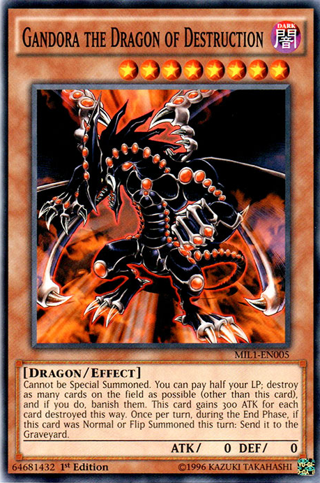 Gandora the Dragon of Destruction [MIL1-EN005] Common | Gam3 Escape