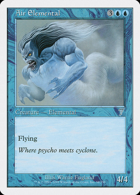 Air Elemental [Seventh Edition] | Gam3 Escape