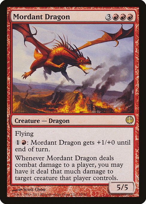 Mordant Dragon [Duel Decks: Knights vs. Dragons] | Gam3 Escape