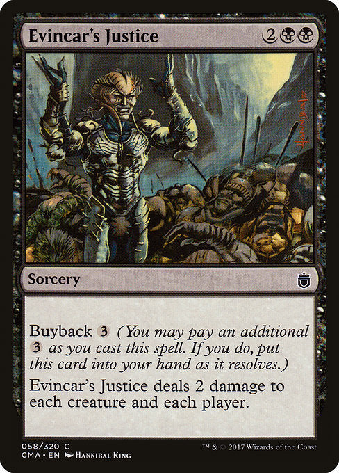 Evincar's Justice [Commander Anthology] | Gam3 Escape