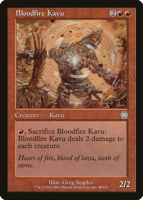 Bloodfire Kavu [Apocalypse] | Gam3 Escape