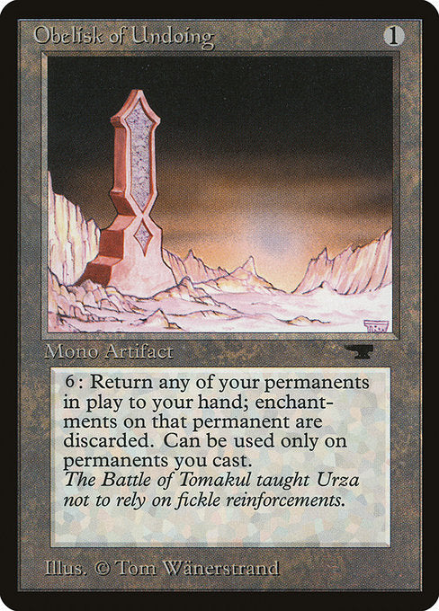 Obelisk of Undoing [Antiquities] | Gam3 Escape