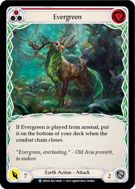 Evergreen (Red) [BRI018] (Tales of Aria Briar Blitz Deck)  1st Edition Normal | Gam3 Escape