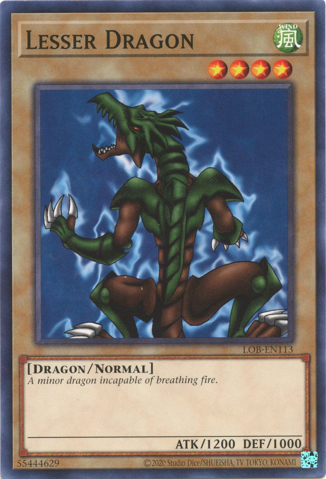 Lesser Dragon (25th Anniversary) [LOB-EN113] Common | Gam3 Escape