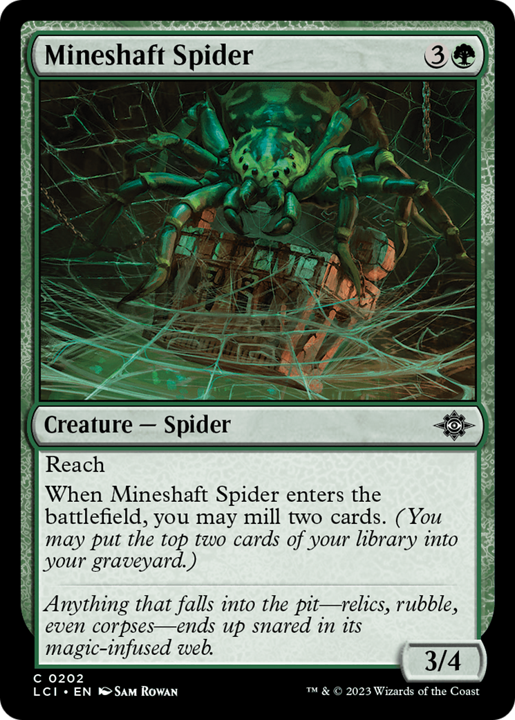 Mineshaft Spider [The Lost Caverns of Ixalan] | Gam3 Escape