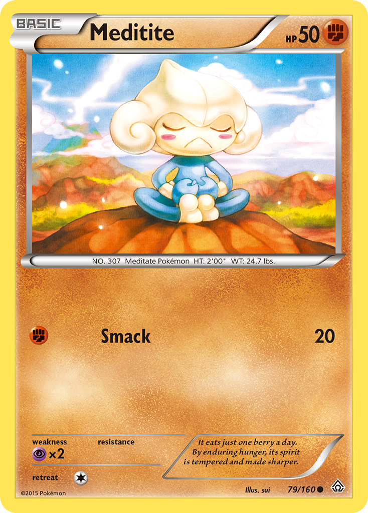 Meditite (79/160) [XY: Primal Clash] | Gam3 Escape