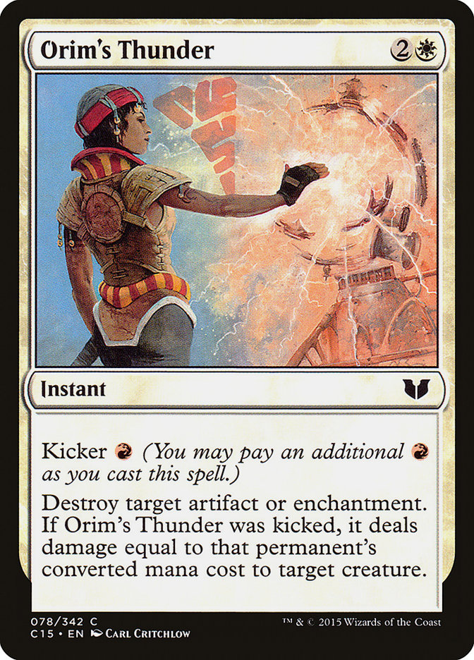 Orim's Thunder [Commander 2015] | Gam3 Escape