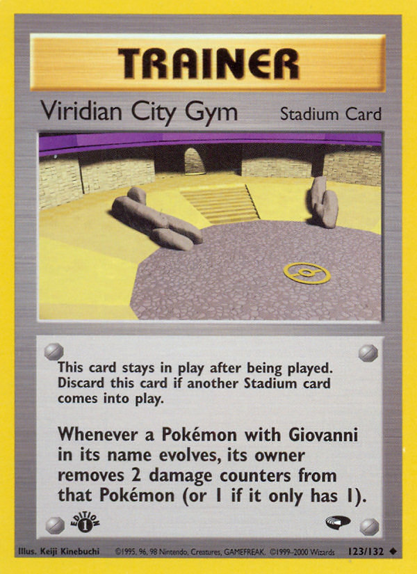 Viridian City Gym (123/132) [Gym Challenge 1st Edition] | Gam3 Escape