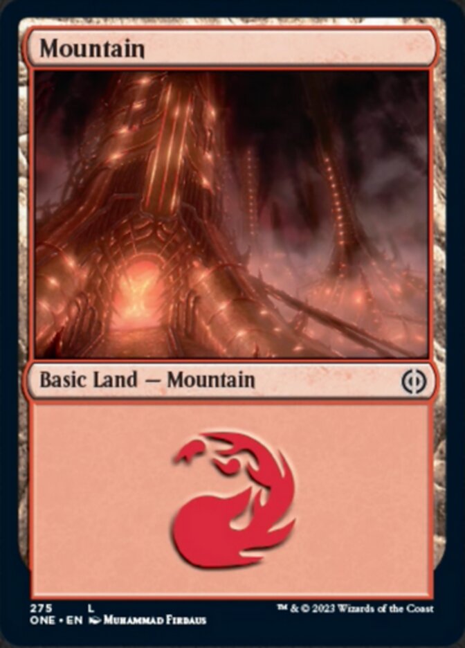 Mountain (275) [Phyrexia: All Will Be One] | Gam3 Escape