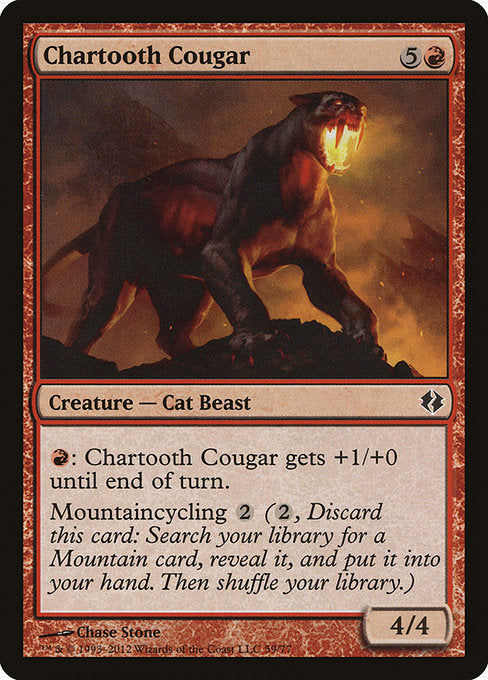 Chartooth Cougar [Duel Decks: Venser vs. Koth] | Gam3 Escape