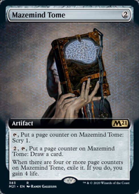 Mazemind Tome (Extended Art) [Core Set 2021] | Gam3 Escape