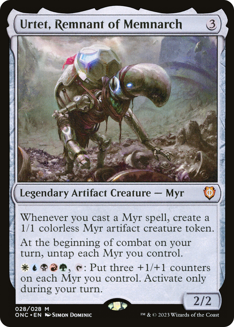 Urtet, Remnant of Memnarch [Phyrexia: All Will Be One Commander] | Gam3 Escape
