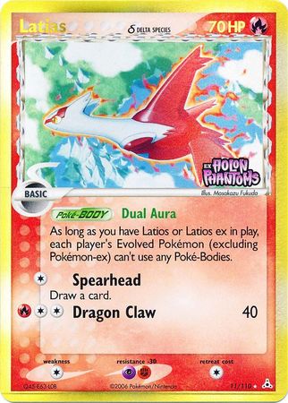 Latias (11/110) (Delta Species) (Stamped) [EX: Holon Phantoms] | Gam3 Escape