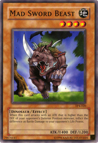 Mad Sword Beast [TP4-020] Common | Gam3 Escape