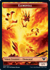 Elemental // Spirit (009) Double-sided Token [Kamigawa: Neon Dynasty Commander Tokens] | Gam3 Escape