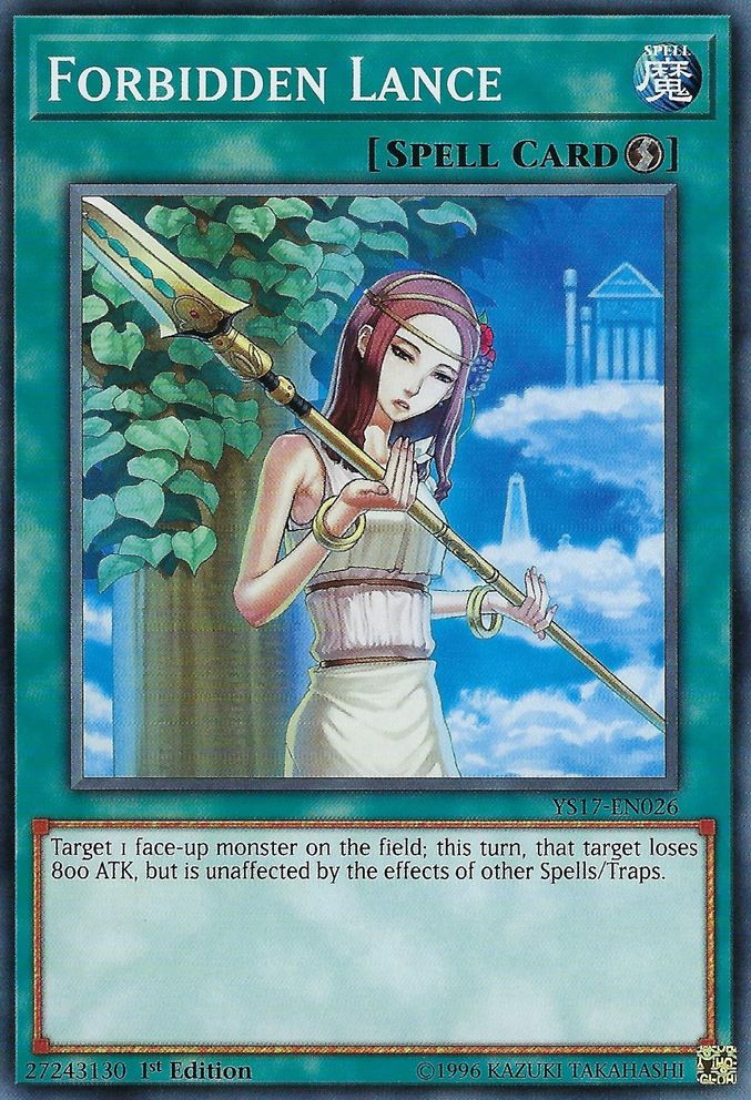 Forbidden Lance [YS17-EN026] Common | Gam3 Escape