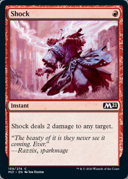 Shock [Core Set 2021] | Gam3 Escape