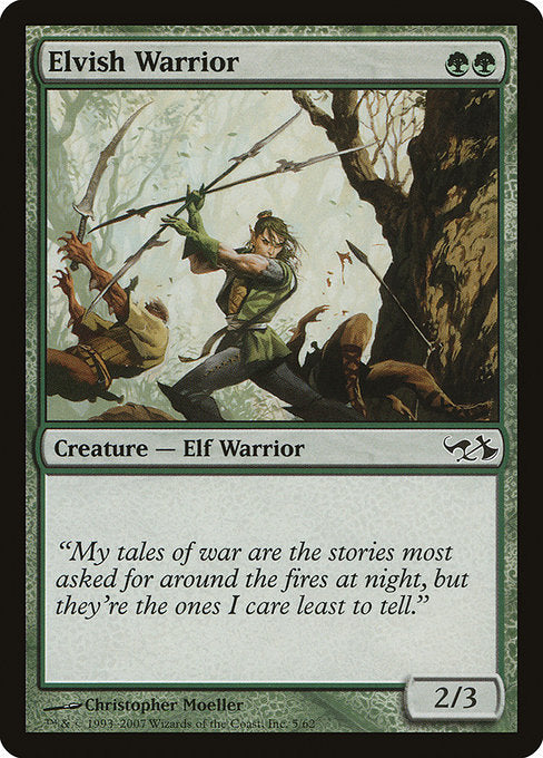 Elvish Warrior [Duel Decks: Elves vs. Goblins] | Gam3 Escape