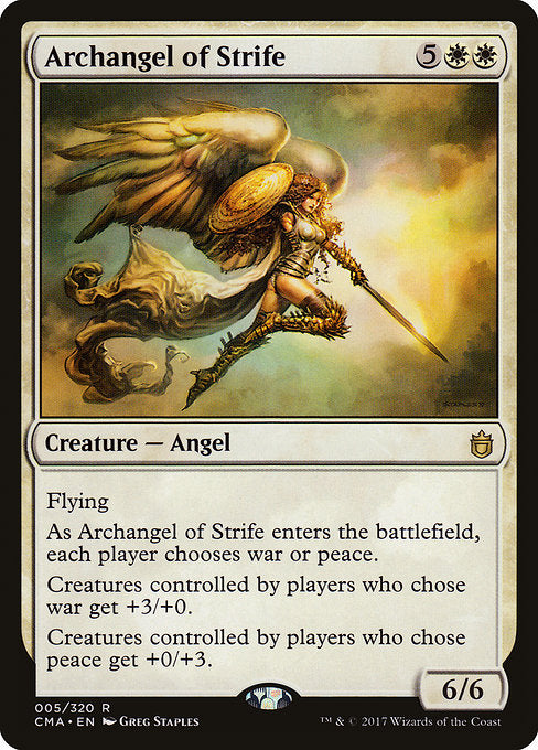 Archangel of Strife [Commander Anthology] | Gam3 Escape