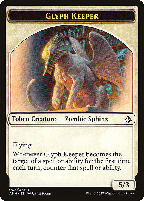 Glyph Keeper Token [Amonkhet Tokens] | Gam3 Escape