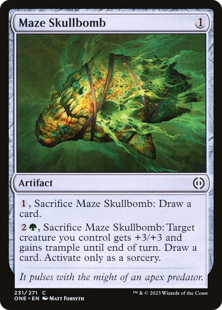 Maze Skullbomb [Phyrexia: All Will Be One] | Gam3 Escape
