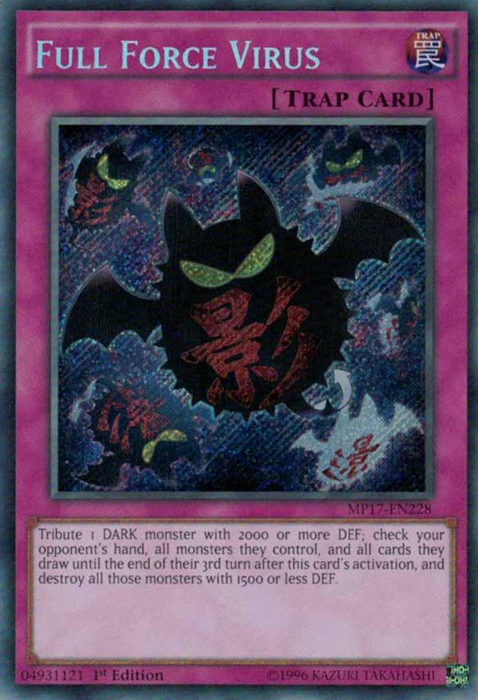 Full Force Virus [MP17-EN228] Secret Rare | Gam3 Escape