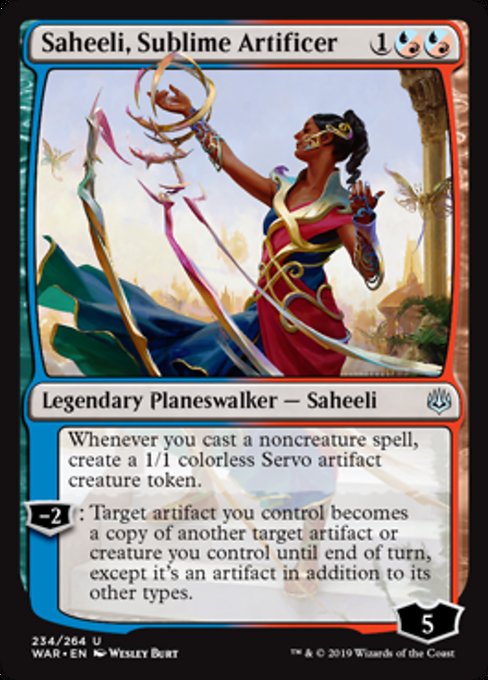 Saheeli, Sublime Artificer [War of the Spark] | Gam3 Escape