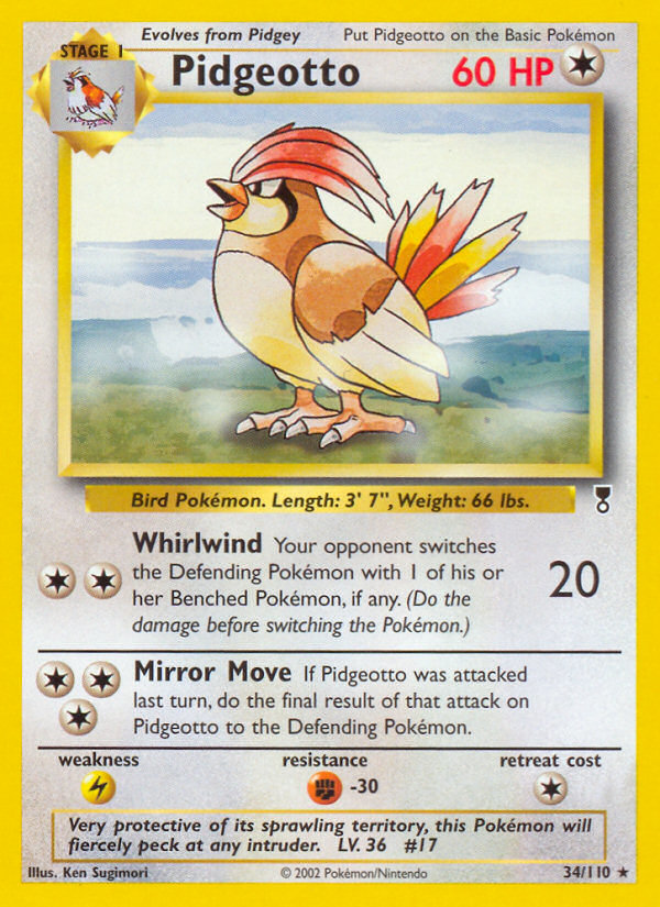 Pidgeotto (34/110) [Legendary Collection] | Gam3 Escape