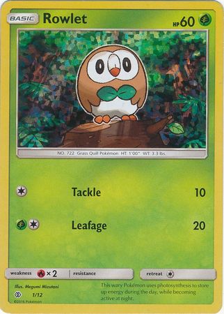 Rowlet (1/12) [McDonald's Promos: 2017 Collection] | Gam3 Escape