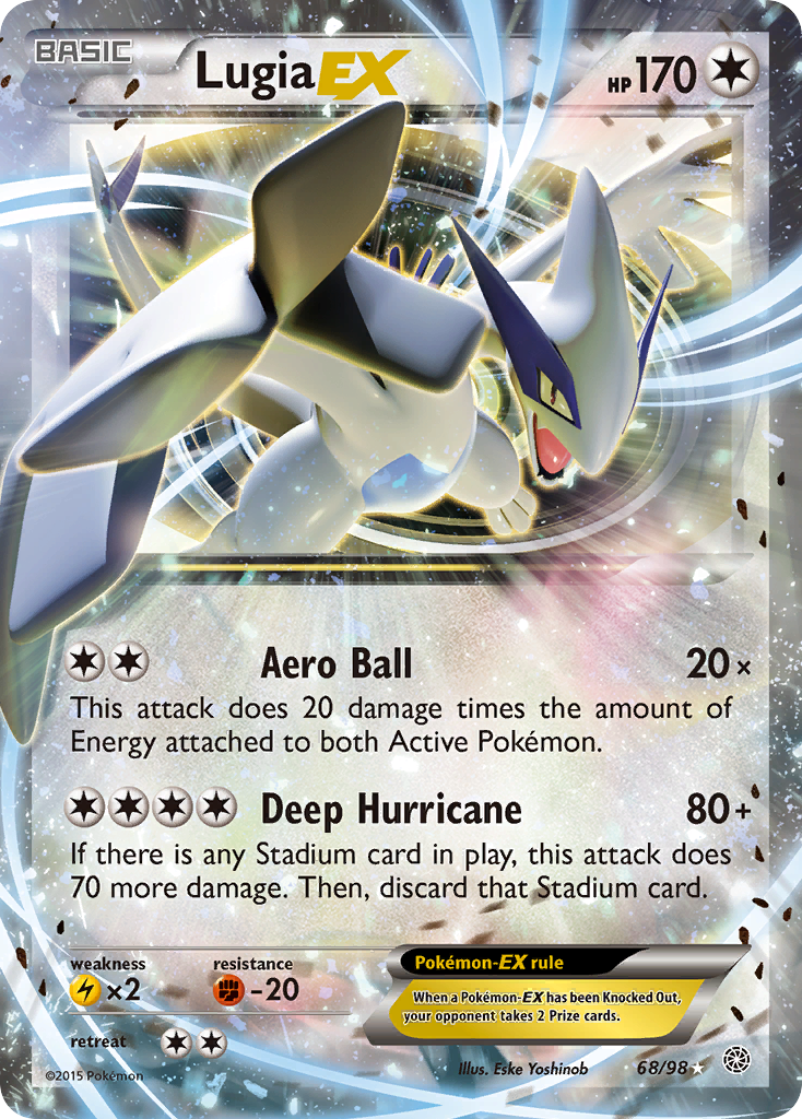 Lugia EX (68/98) [XY: Ancient Origins] | Gam3 Escape