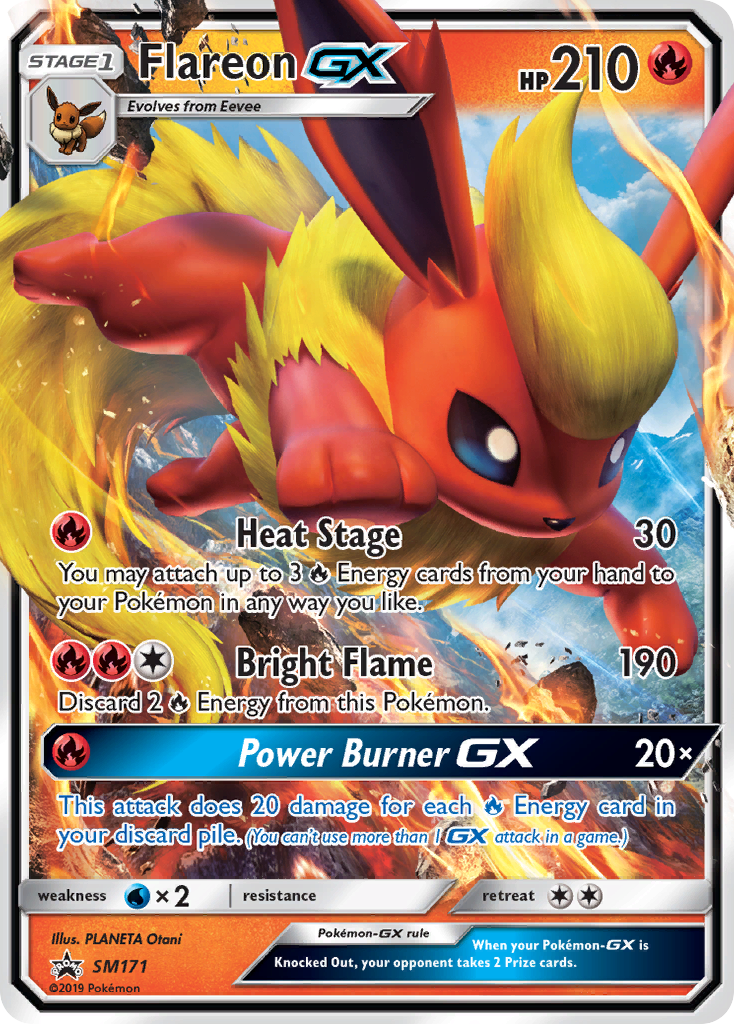 Flareon GX (SM171) [Sun & Moon: Black Star Promos] | Gam3 Escape