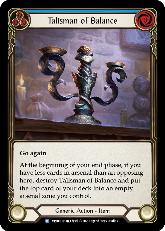 Talisman of Balance [EVR188] (Everfest)  1st Edition Normal | Gam3 Escape