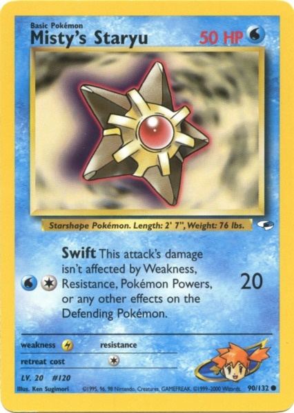 Misty's Staryu (90/132) [Gym Heroes Unlimited] | Gam3 Escape