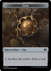 Clue // Construct (0041) Double-Sided Token [Commander Masters Tokens] | Gam3 Escape
