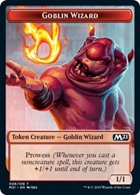 Goblin Wizard // Treasure Double-sided Token [Core Set 2021 Tokens] | Gam3 Escape