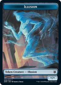 Illusion // Insect Double-sided Token [Zendikar Rising Tokens] | Gam3 Escape