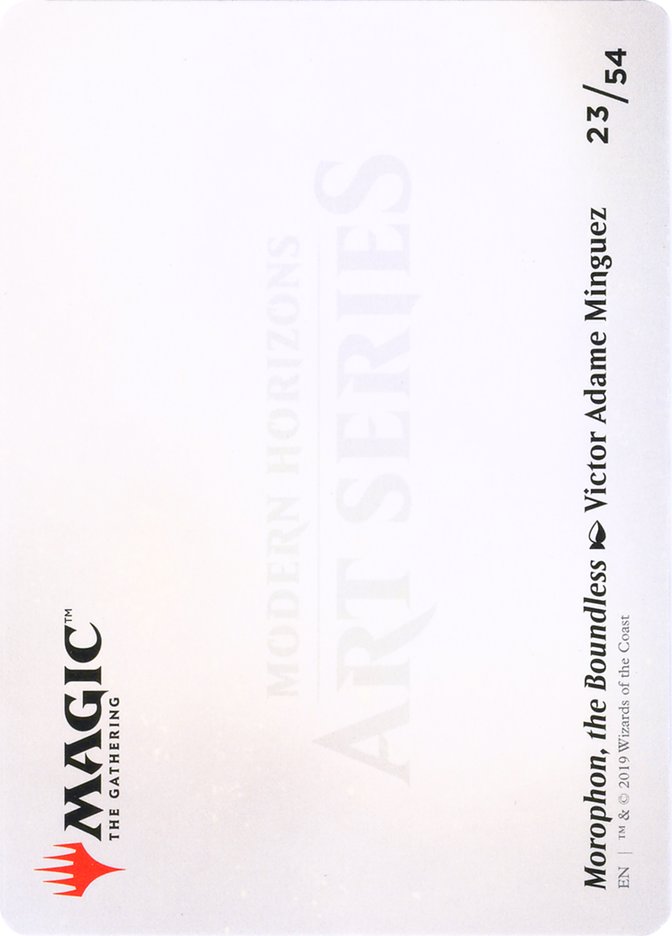 Morophon the Boundless Art Card [Modern Horizons Art Series] | Gam3 Escape