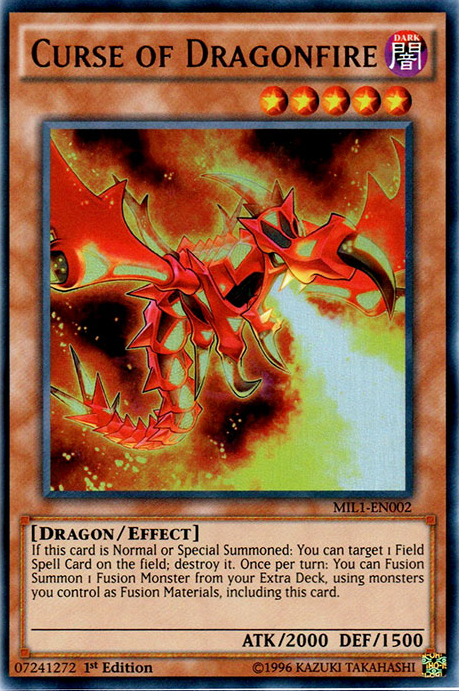 Curse of Dragonfire [MIL1-EN002] Ultra Rare | Gam3 Escape