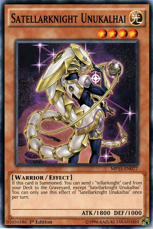 Satellarknight Unukalhai [MP15-EN077] Common | Gam3 Escape